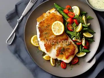 Oven-Roasted Cod Crusted with Herbs