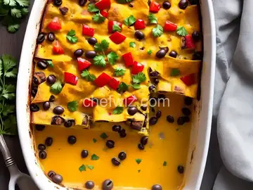 Overnight Mexican Breakfast Strata