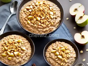 Overnight Slow Cooker Apple Oatmeal
