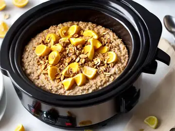 Overnight Slow Cooker Oatmeal