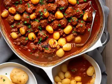 Oxtail Ragù with Semolina Gnocchi