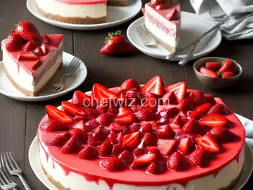 PHILADELPHIA New York-Style Strawberry Swirl Cheesecake