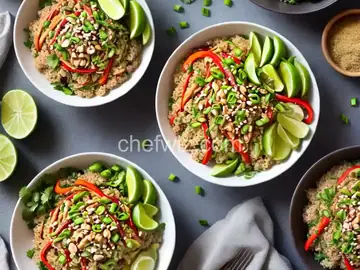 Pad Thai Quinoa Bowl