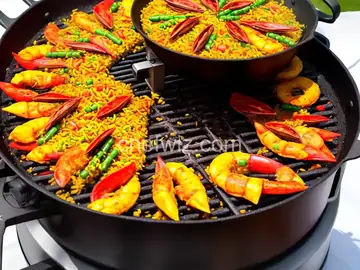 Paella on the Grill