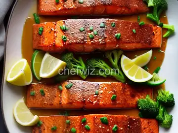Pan-Fried Honey-Garlic Frozen Salmon