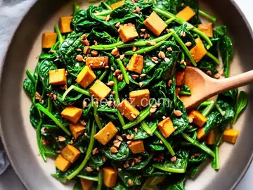 Pan Fried Spinach
