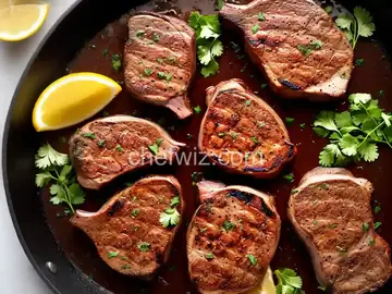 Pan-Grilled Lamb Shoulder Chops