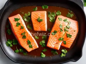 Pan-Poached Alaskan Salmon Piccata