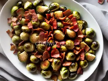 Pan Roasted Brussels Sprouts with Bacon