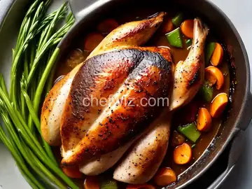 Pan-Roasted Chicken With Leeks