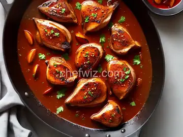 Pan-Roasted Quail With Plum Pan Sauce Recipe