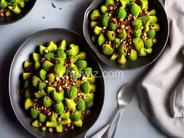 Pan-Roasted Romanesco with Hazelnuts and Crispy Bits