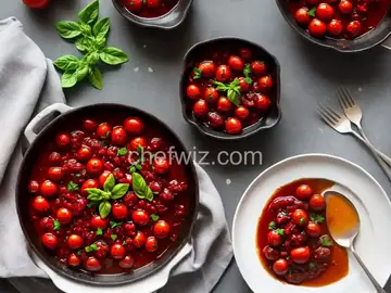 Pan-Roasted Tomatoes with Quick Balsamic Jam