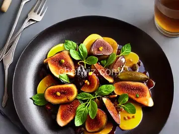 Pan-Seared Foie Gras With Fig Mostarda and Fresh Figs Recipe