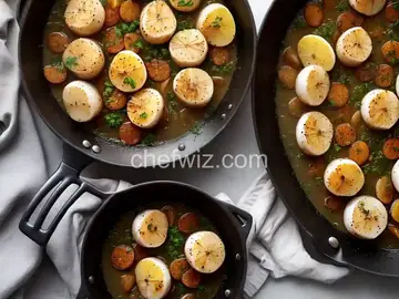 Pan-Seared Lemon and Garlic Scallops