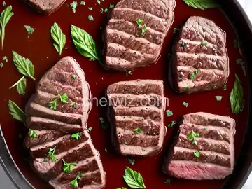 Pan-Seared Steaks with Red Wine Pan Sauce Recipe