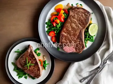 Pan Seared T-Bone Steak