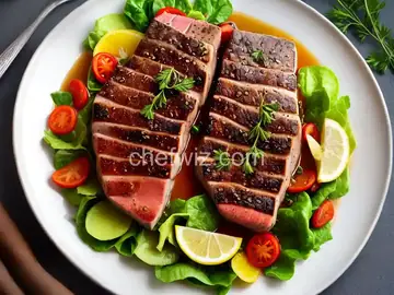 Pan Seared Yellowfin Tuna