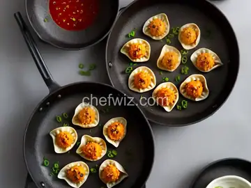 Pan-fried Kimchi Dumplings (Mandu) from 'The Kimchi Cookbook'