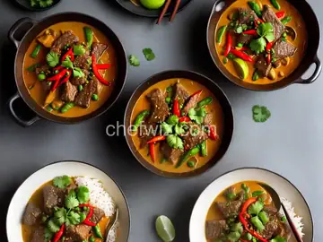 Panang Neua (Thai Panang Beef Curry) Recipe