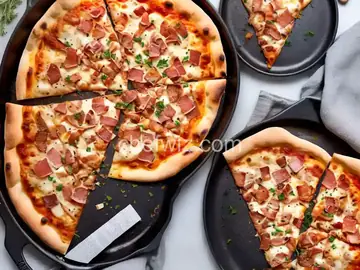 Pancetta and Onion Pizza