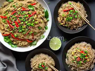 Pancit Bihon (Filipino Rice Noodles)