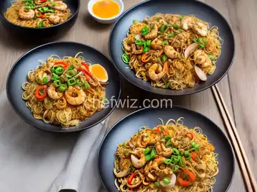 Pancit Palabok (Filipino Noodles With Smoky Pork and Seafood Sauce) Recipe