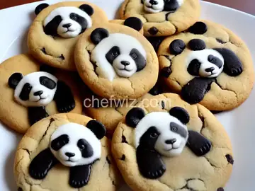 Panda Slice-and-Bake Cookies