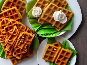 Pandan Waffle