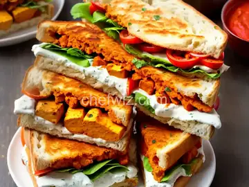 Paneer Tikka Sandwich