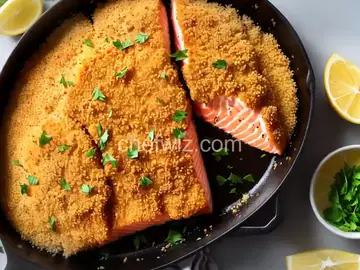 Panko-Crusted Salmon