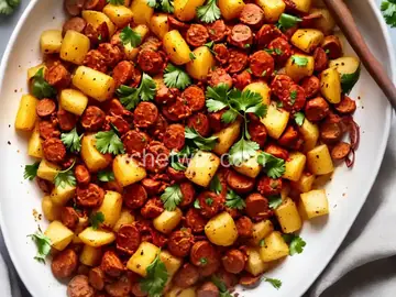 Papas con Chorizo