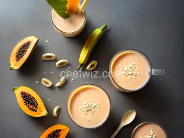 Papaya-Banana Smoothie