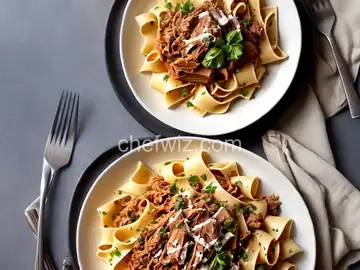 Pappardelle with Pulled Pork