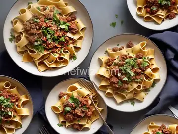 Pappardelle with Sausage Ragu