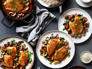 Paprika Chicken with Mushrooms