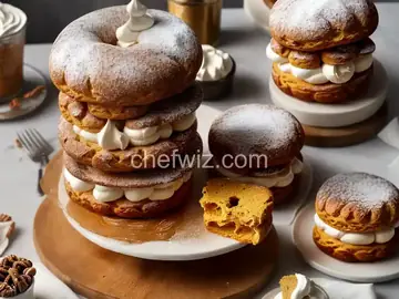Paris–Brest (Pâte à Choux With Praline Crème Mousseline) Recipe
