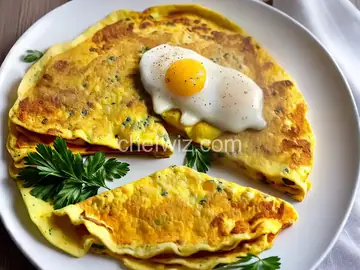Parmalet (Crisp Parmesan Omelet)