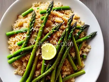 Parmesan Asparagus Rice