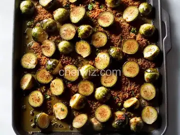 Parmesan Crusted Brussels Sprouts