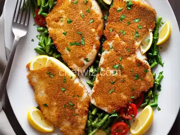 Parmesan Crusted Tilapia Fillets