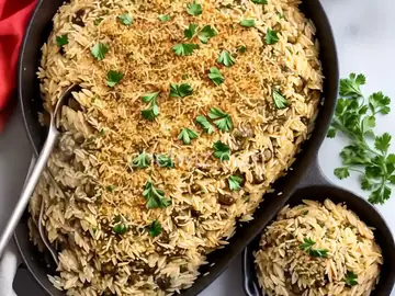 Parmesan Garlic Orzo