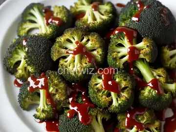Parmesan Roasted Broccoli with Balsamic Drizzle