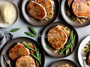 Parmesan Sage Pork Chops