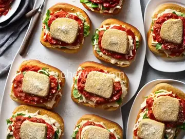 Party-Sized Chicken Parmesan Sandwiches Recipe