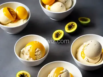 Passion-Fruit Ice Cream