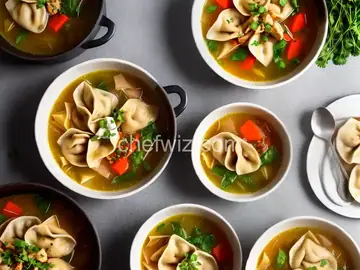 Passover Soup with Chicken Dumplings
