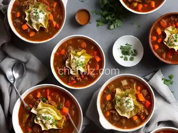 Passover Unstuffed Cabbage Soup