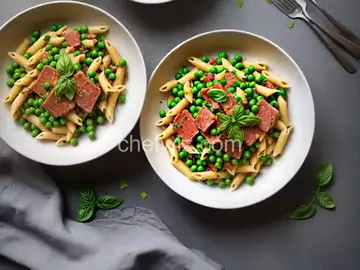Pasta, Pancetta and Peas