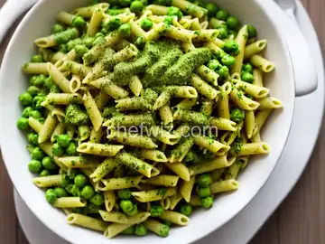 Pasta, Pesto, and Peas